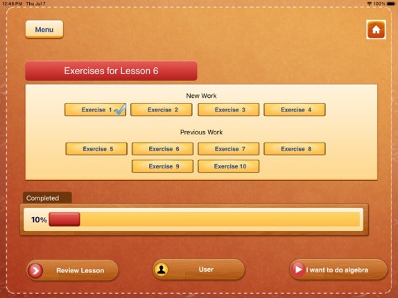 Hands-On Equations Level 1 screenshot