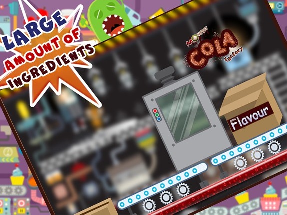 Monster Cola Factory Simulator - Learn how to make bubbly slushies & fizzy soda in cold drinks factory screenshot