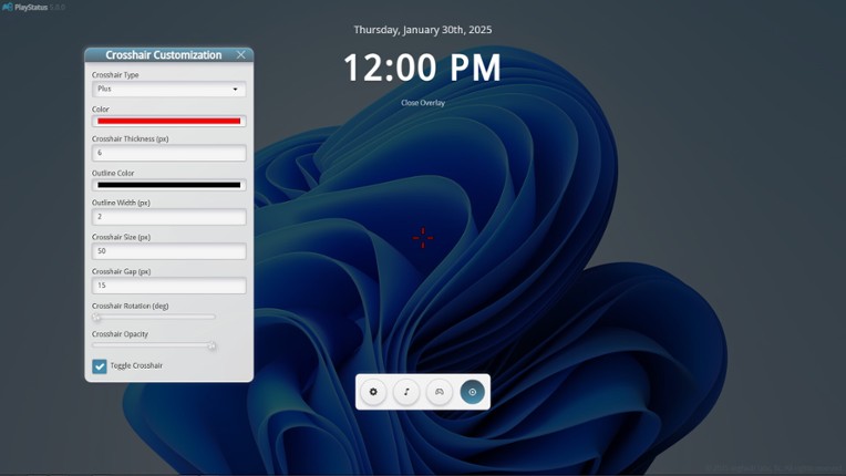 PlayStatus - Media & Controller Battery Overlay screenshot