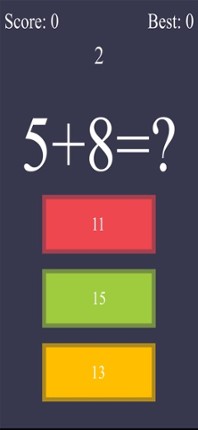 Quick Mental Math screenshot