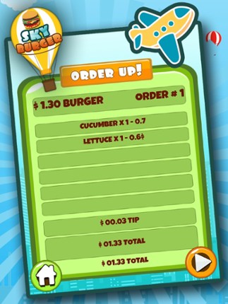 Sky Burger Mania Restaurant : Sky High Burger Tower a Burger maker game Image