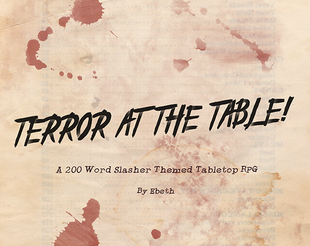 Games like TERROR AT THE TABLE!