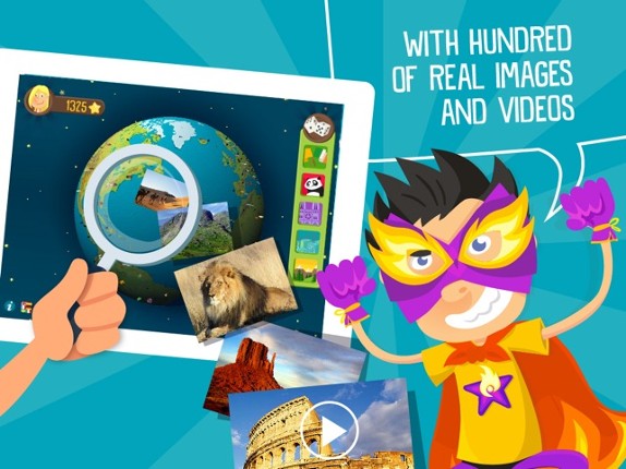 Atlas 3D for Kids – Games to Learn World Geography screenshot