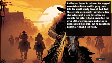 Blood On The Dusty Trail Image