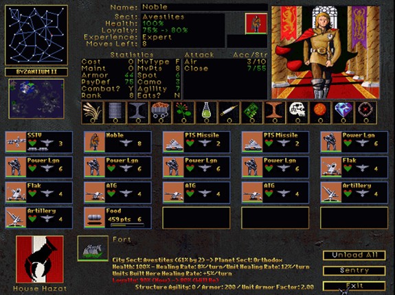 Emperor of the Fading Suns Enhanced screenshot