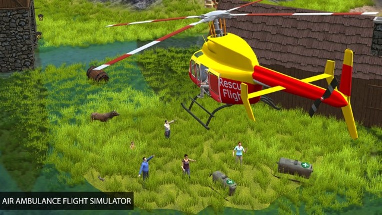 Flying Pilot Helicopter Rescue - City 911 Emergency Rescue Air Ambulance Simulator Image