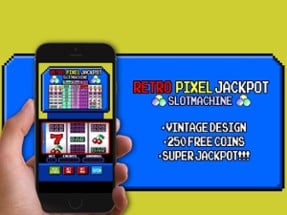 Free Retro Pixel Slot Machine Image