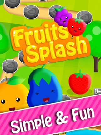 Fruit Splash Matcher – New Cute Fruits Puzzle Match 3 Game for Family Image