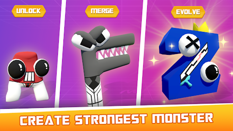 Merge Alphabet: 3D Run Image