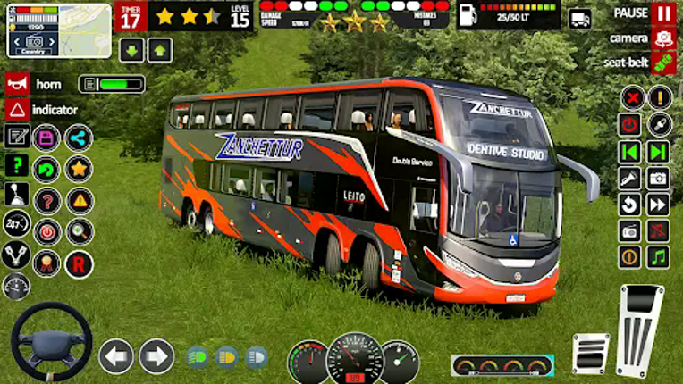 Offroad Bus Driving Bus Sim 3D screenshot