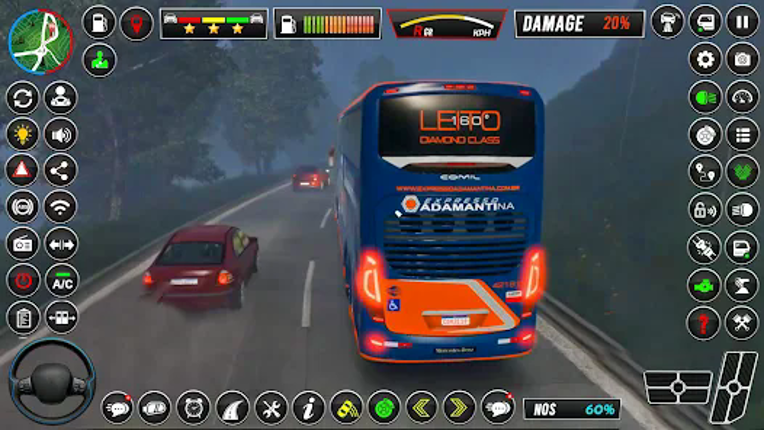 Offroad Bus Driving Bus Sim 3D screenshot