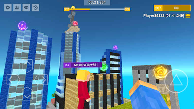Parkour Craft:Online PvP Games screenshot