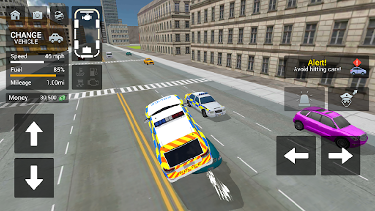Police Car Driving Motorbike screenshot