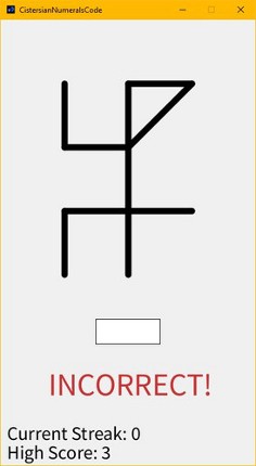 Cistercian  Numerals Quiz screenshot