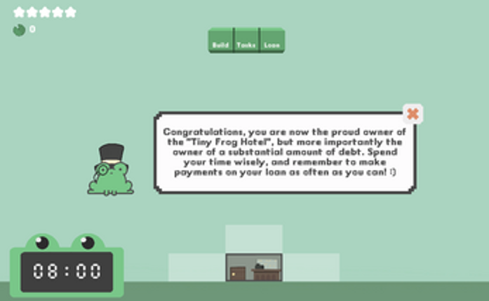 Tiny Frog Hotel screenshot