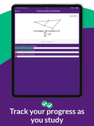 GMAT Math Flashcards screenshot