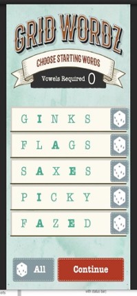 GridWordz screenshot