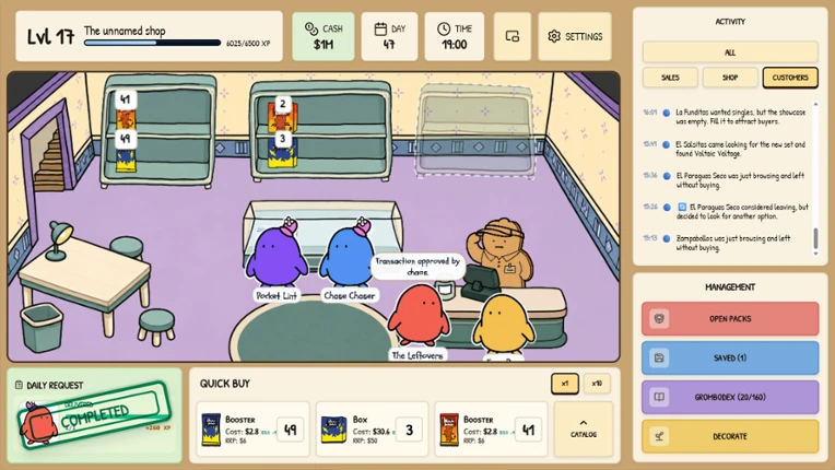 Grombo Card Shop Idle screenshot