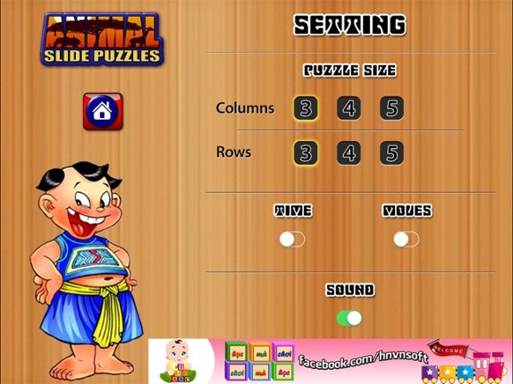 Kids Animal Slide Puzzle Ghép Hình Động Vật Cho Bé screenshot