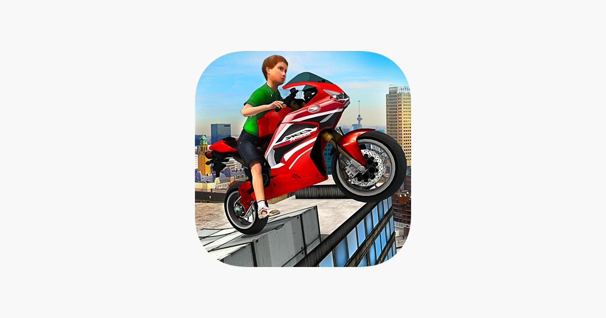 Games like Kids MotorBike Stunt Rider - Rooftop Motorcycle 3D