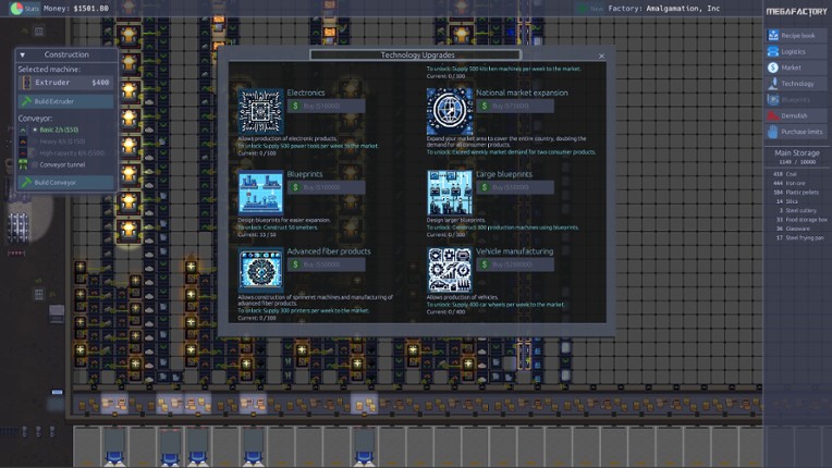 MegaFactory Tycoon screenshot