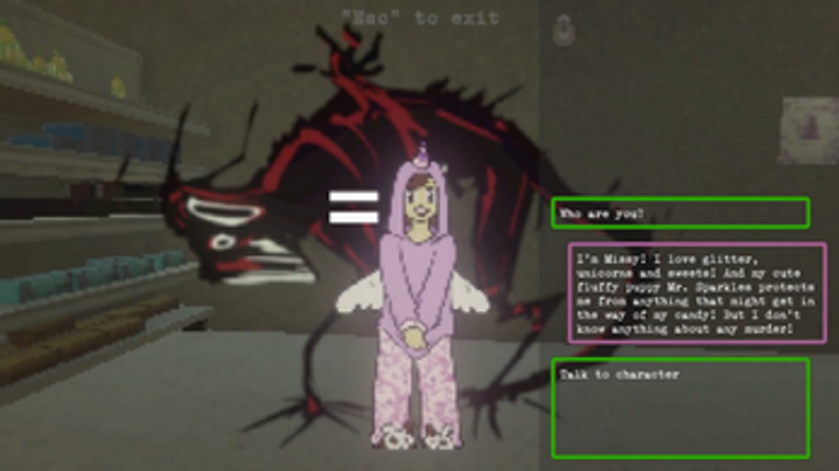 Murder in Aisle 4 (LLM AI game) Image