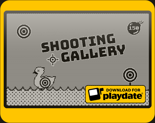 Games like SHOOTING GALLERY for Playdate