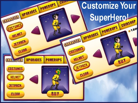 Super Hero Action Jump Man - Best Fun Adventure Jumping Race Game screenshot