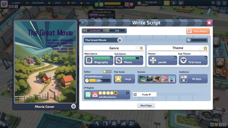Super Movie Tycoon screenshot
