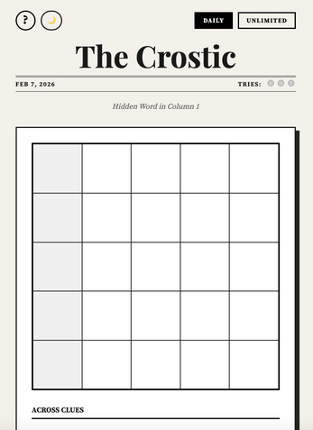 The Daily Crostic Image