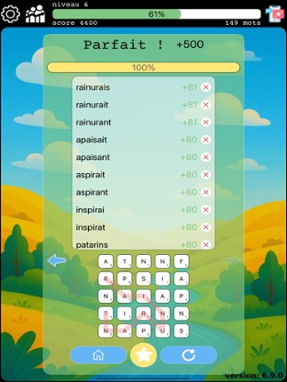 Wordz (jeu de mots) screenshot