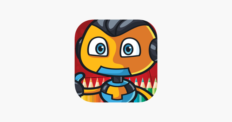 Coloring Book games free for children age 1-10: These cute robot transformer coloring pages provide hours of fun drawing or coloring activities Image