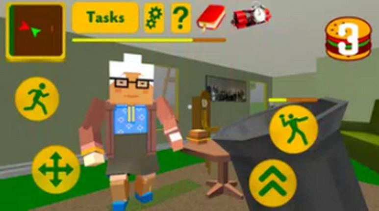 Craft Granny. Blocky Neighbor Escape 3D screenshot