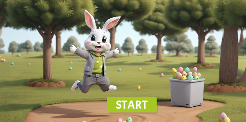 Eggstreme Egg Hunt: Manni Bunny's Easter Egg Quest Game Cover