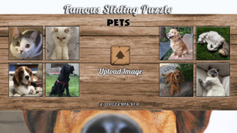 Famous Sliding Puzzle: Pets screenshot