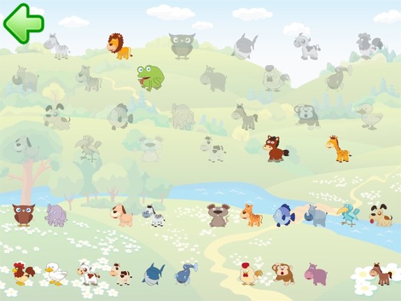 Fun with animals puzzle for kids and toddlers screenshot