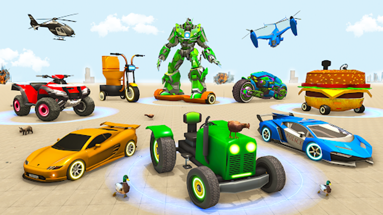 Police Tiger Robot Car Game 3d screenshot