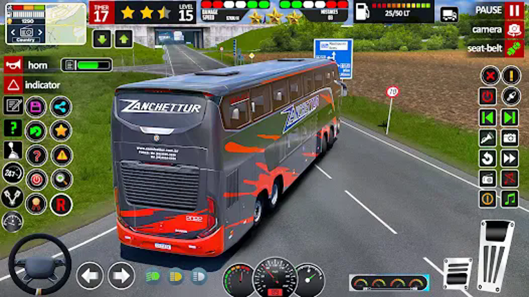 Offroad Bus Driving Bus Sim 3D screenshot