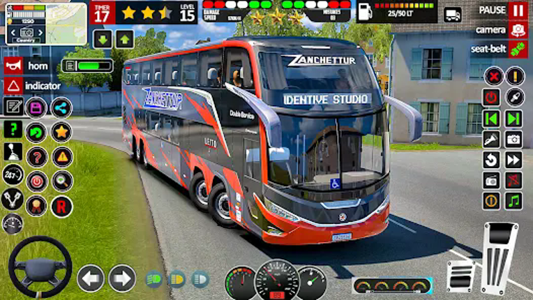 Offroad Bus Driving Bus Sim 3D screenshot