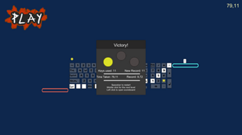 Keyboard Platformer game Image