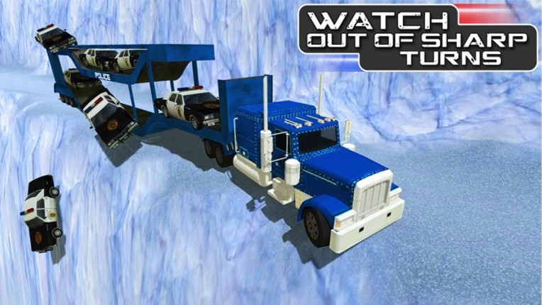 Offroad Police Car Transporter & Truck Steering screenshot