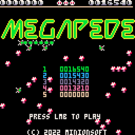 Pico8 Megapede screenshot