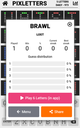 Pixletters screenshot