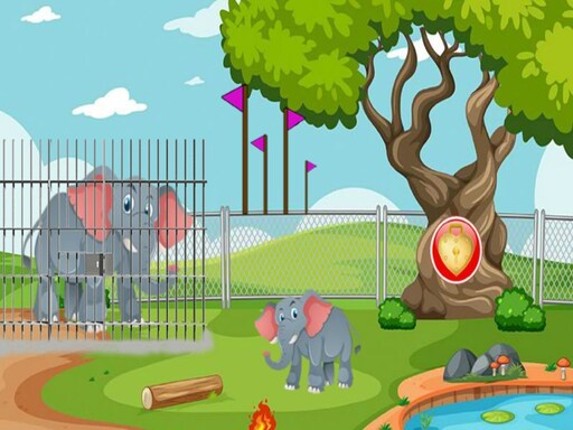 Rescue The Elephant Calf 2 Game Cover