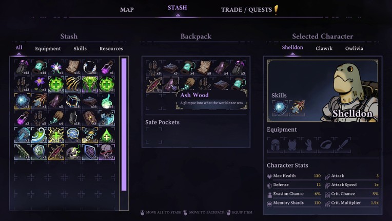 Skills & Raids screenshot