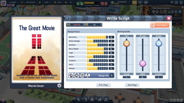 Super Movie Tycoon screenshot