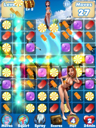 Beach Adventure Heroes - Crush gummy candy to save the Hawaiian Tropics! Image
