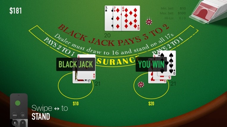 BlackJack Challenge TV screenshot