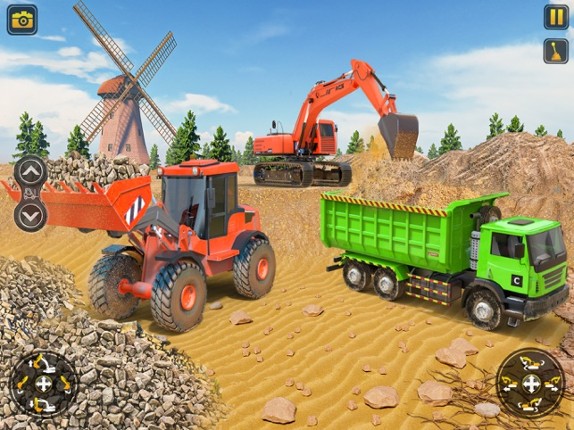Construction Excavator Game 3d screenshot