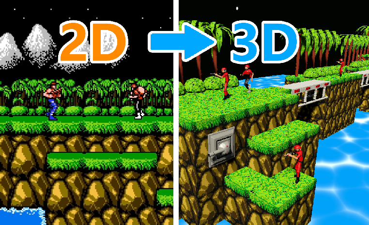 Games like Contra 3D
